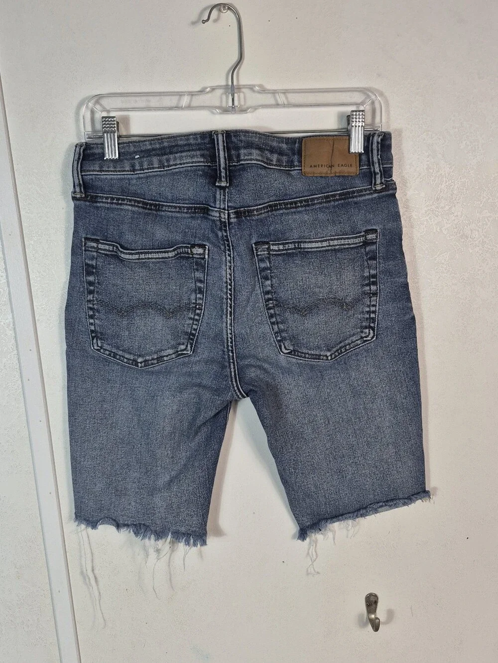American Eagle Air Flex Denim Shorts Men's Size 30 Blue 9